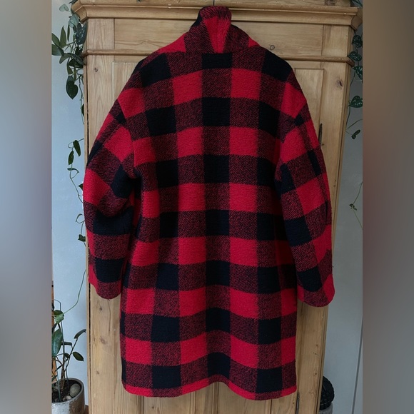 Lucky Brand Buffalo Check Coat | Large - Picture 5 of 13